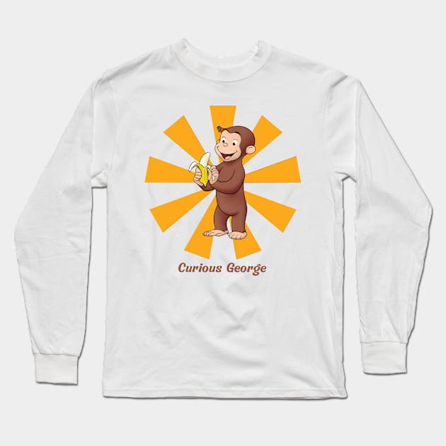 Curious George Vintage Long Sleeve T-Shirt by EcoEssence